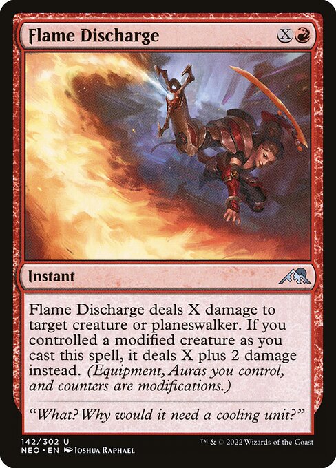 Flame Discharge — art by Joshua Raphael