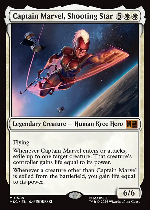 Captain Marvel, Shooting Star — art by PINDURSKI