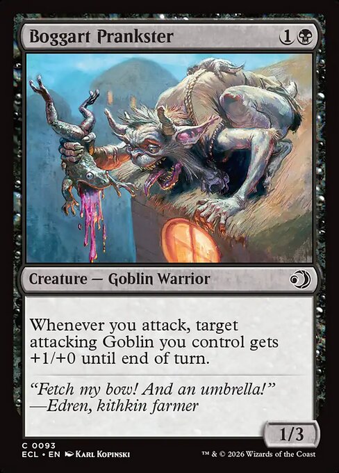 Boggart Prankster — art by Karl Kopinski
