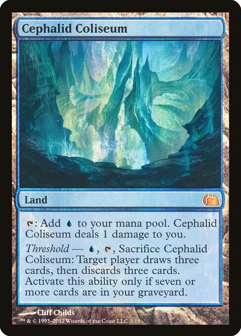 Cephalid Coliseum — art by Cliff Childs