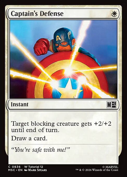 Captain's Defense — art by Mark Spears