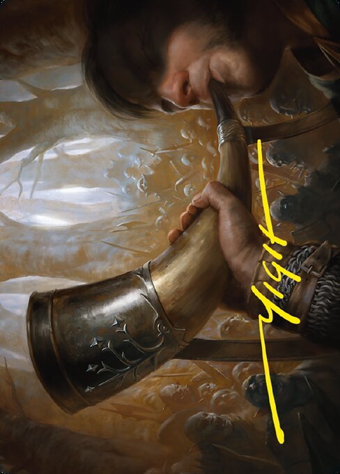 Horn of Gondor // Horn of Gondor — art by Yigit Koroglu