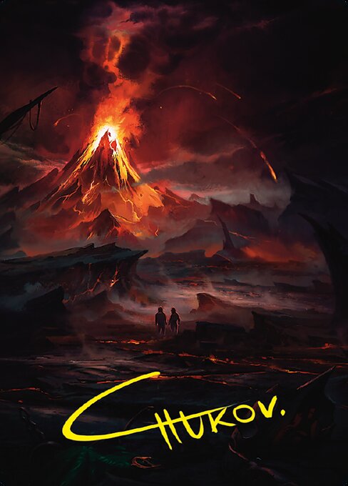 Valley of Gorgoroth // Valley of Gorgoroth — art by Hristo D. Chukov