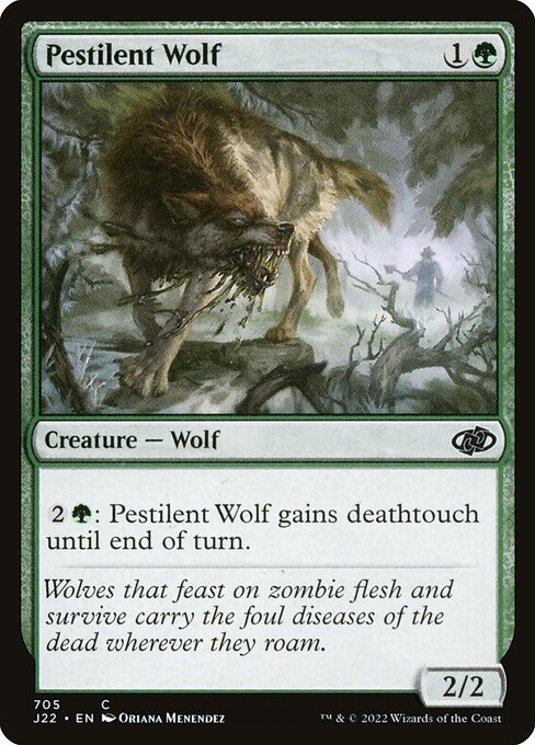 Pestilent Wolf — art by Oriana Menendez