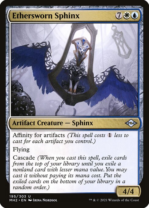 Ethersworn Sphinx — art by Irina Nordsol