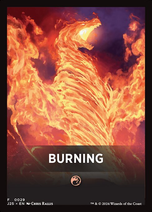 Burning — art by Chris Rallis