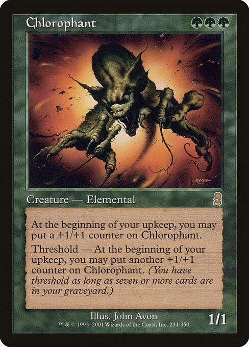 Chlorophant — art by John Avon