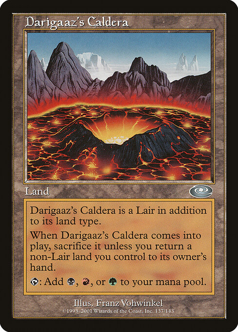 Darigaaz's Caldera — art by Franz Vohwinkel