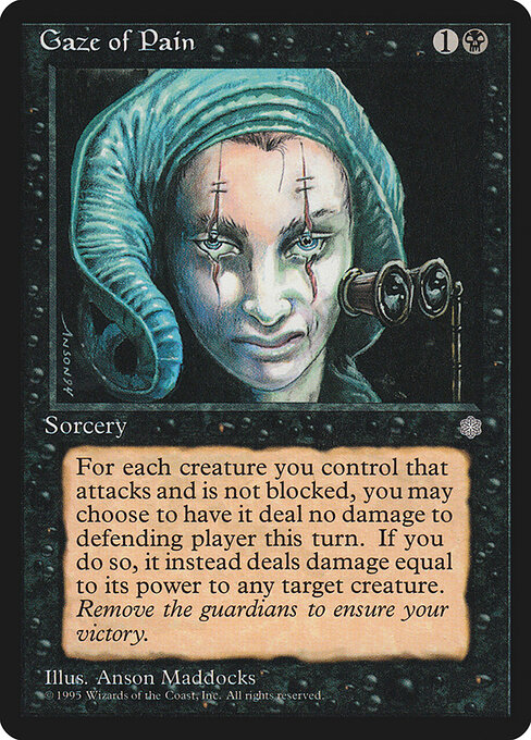 Gaze of Pain — art by Anson Maddocks