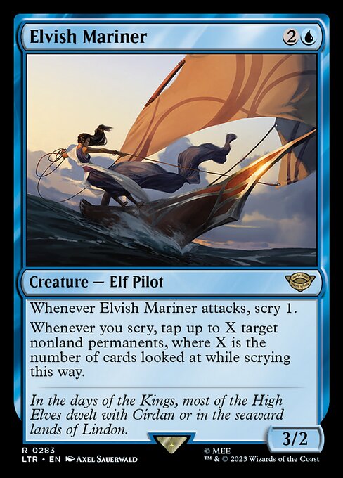 Elvish Mariner — art by Axel Sauerwald