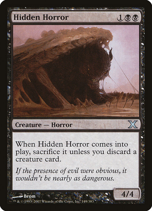 Hidden Horror — art by Brom