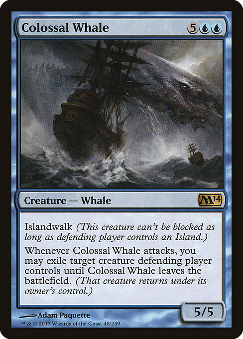 Colossal Whale — art by Adam Paquette