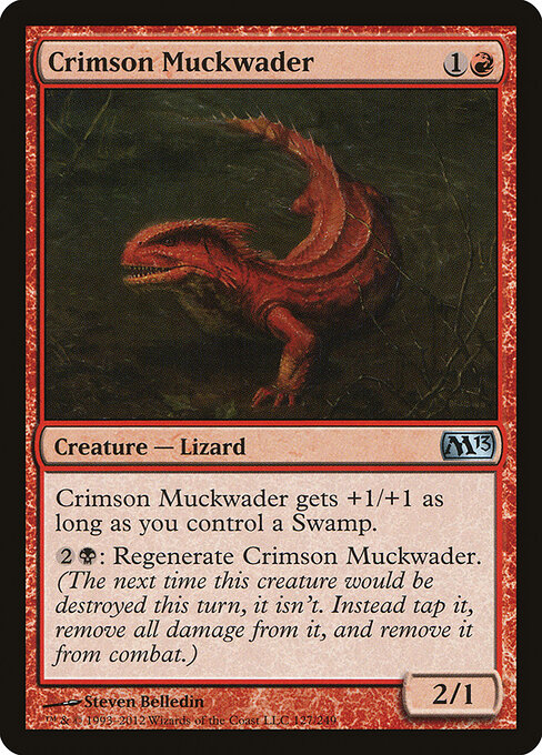 Crimson Muckwader — art by Steven Belledin