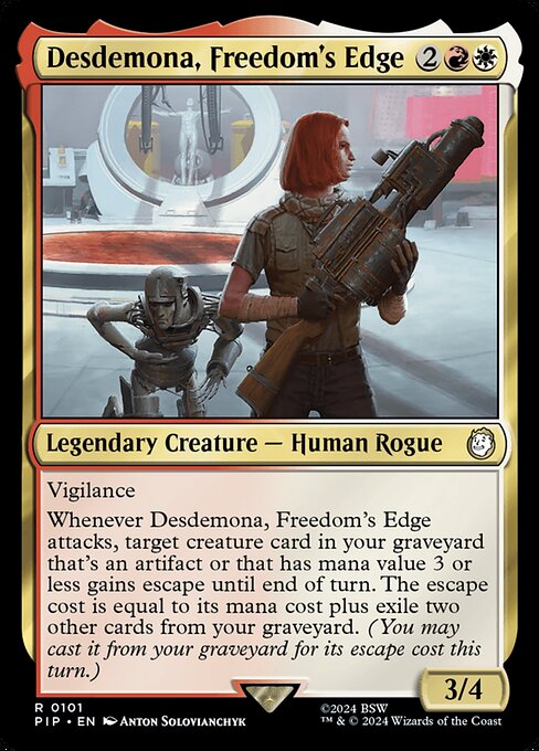 Desdemona, Freedom's Edge — art by Anton Solovianchyk