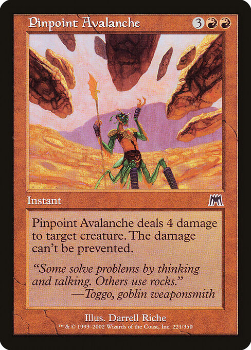 Pinpoint Avalanche — art by Darrell Riche