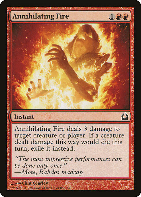 Annihilating Fire — art by Clint Cearley