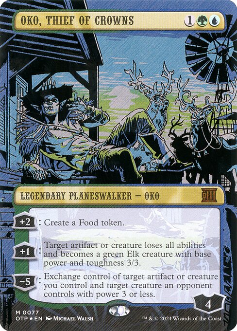 Oko, Thief of Crowns — art by Michael Walsh