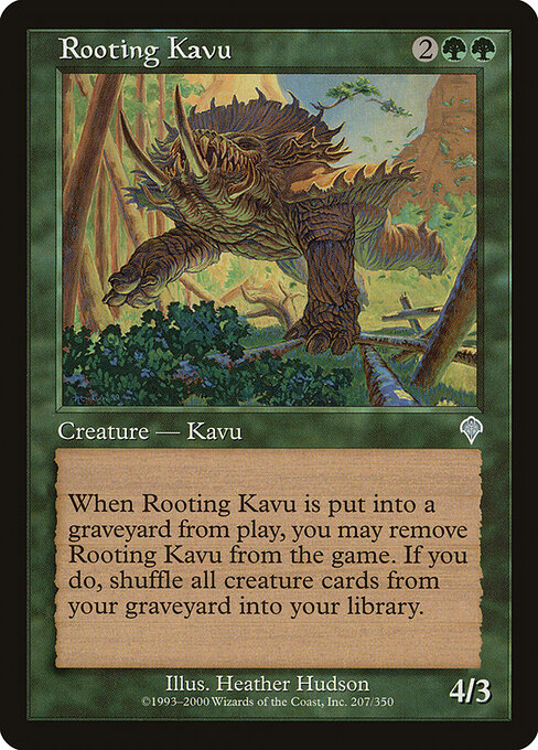 Rooting Kavu — art by Heather Hudson