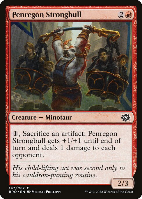 Penregon Strongbull — art by Michael Phillippi
