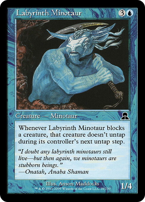 Labyrinth Minotaur — art by Anson Maddocks