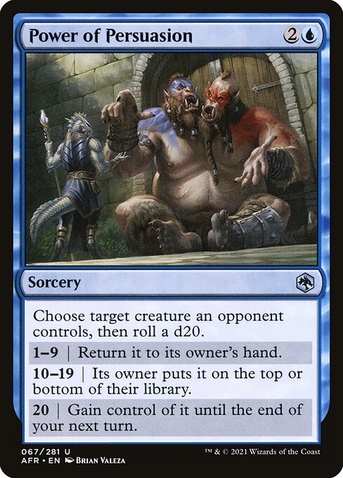 Power of Persuasion — art by Brian Valeza