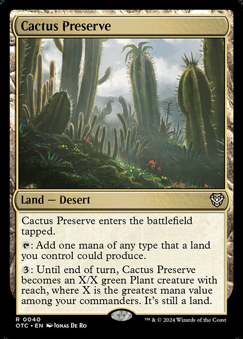Cactus Preserve — art by Jonas De Ro