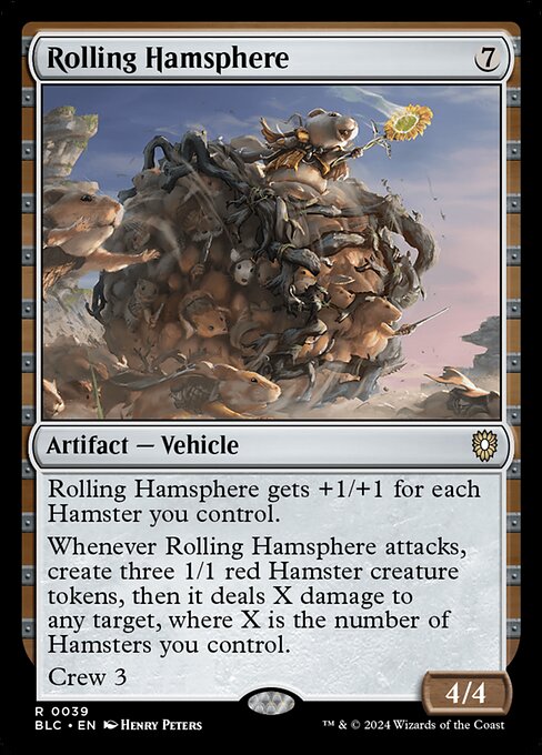 Rolling Hamsphere — art by Henry Peters