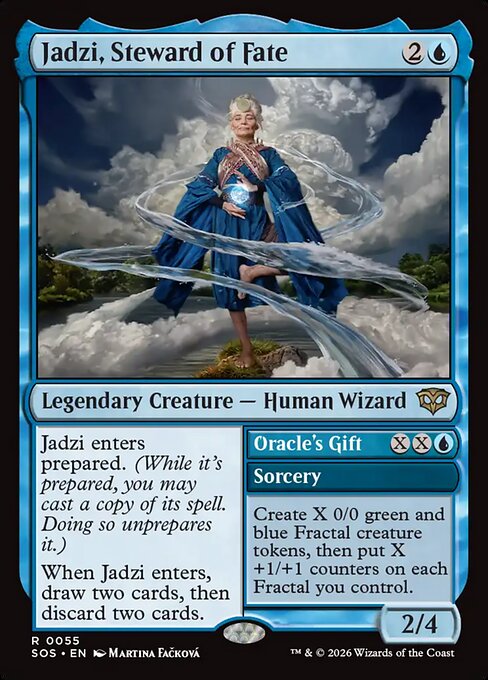 Jadzi, Steward of Fate // Oracle's Gift — art by Martina Fačková
