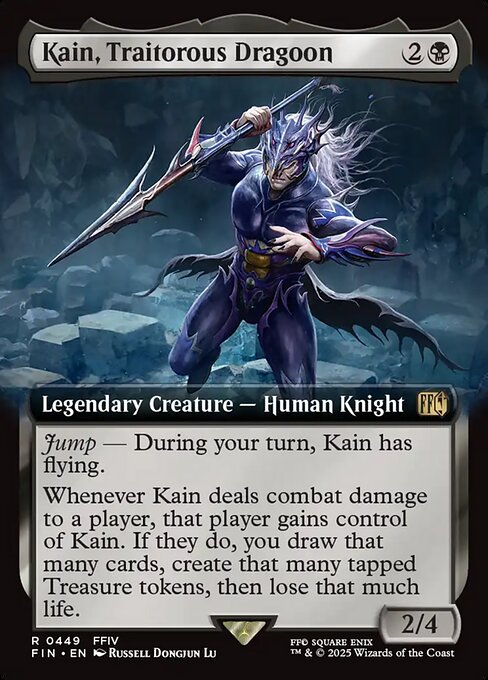 Kain, Traitorous Dragoon — art by Russell Dongjun Lu