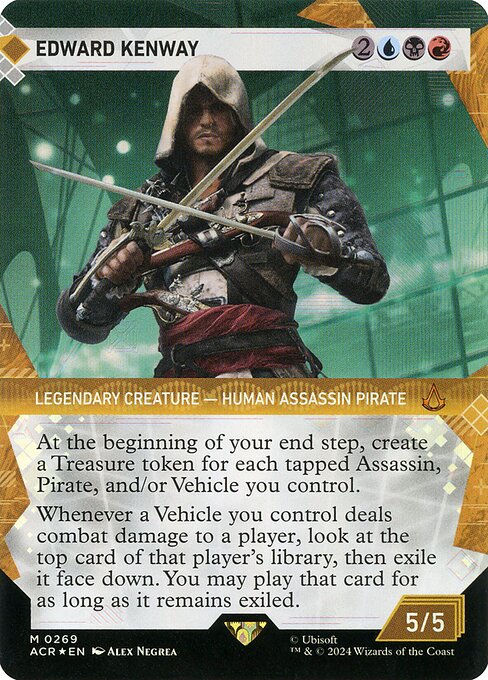 Edward Kenway — art by Alex Negrea