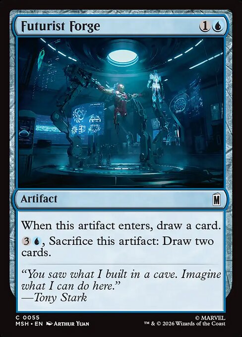 Futurist Forge — art by Arthur Yuan