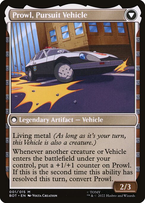 Prowl, Stoic Strategist // Prowl, Pursuit Vehicle — art by Volta Creation
