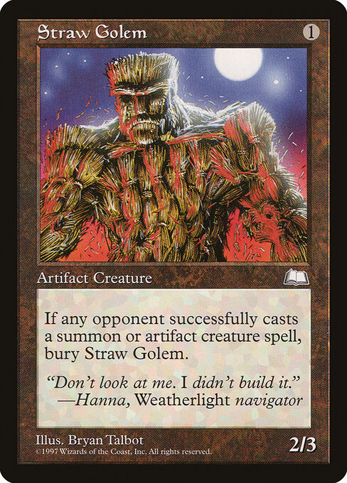 Straw Golem — art by Bryan Talbot