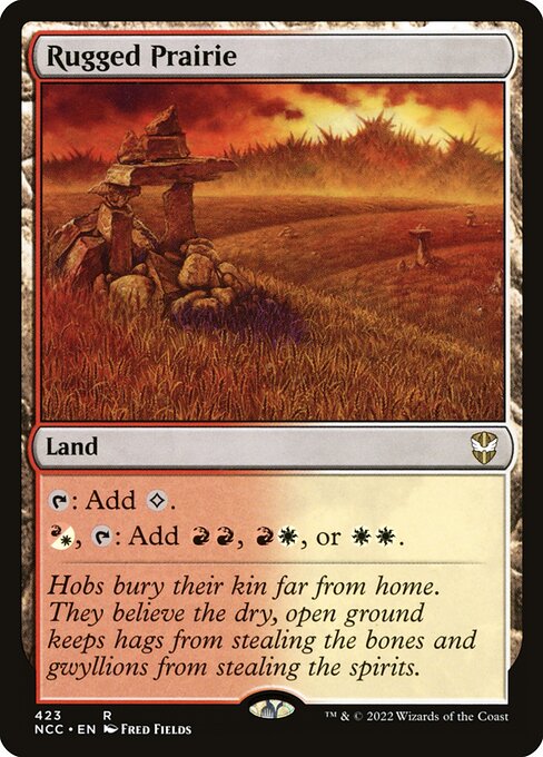 Rugged Prairie — art by Fred Fields