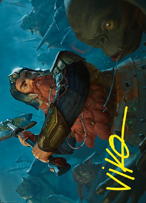 Gimli, Counter of Kills // Gimli, Counter of Kills — art by Viko Menezes
