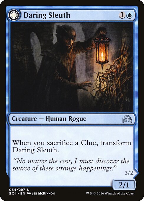Daring Sleuth // Bearer of Overwhelming Truths — art by Seb McKinnon