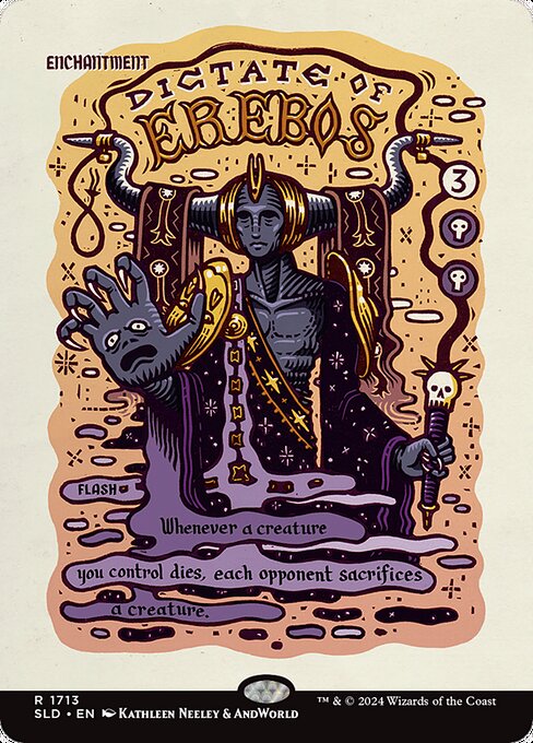 Dictate of Erebos — art by Kathleen Neeley & AndWorld Design