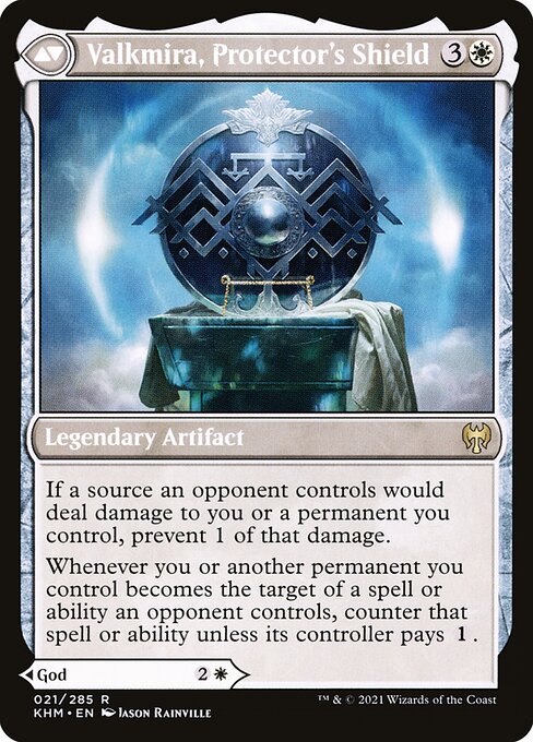 Reidane, God of the Worthy // Valkmira, Protector's Shield — art by Jason Rainville