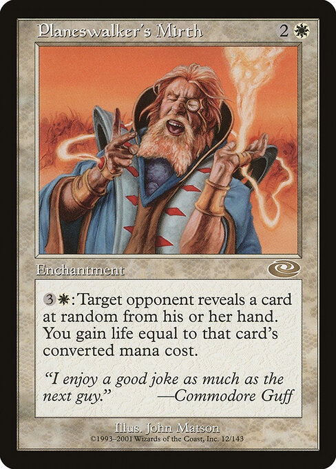 Planeswalker's Mirth — art by John Matson