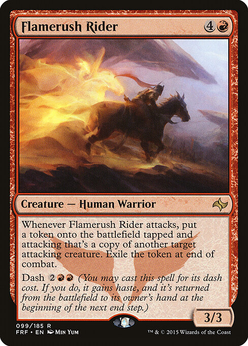 Flamerush Rider — art by Min Yum