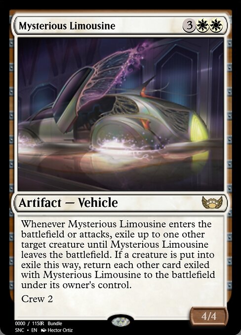 Mysterious Limousine — art by Hector Ortiz