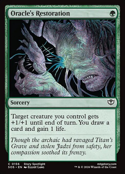 Oracle's Restoration — art by Elliot Lang