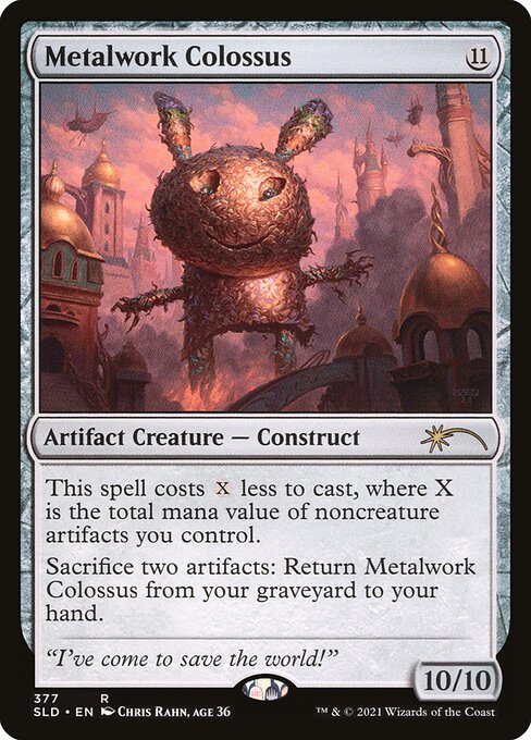 Metalwork Colossus — art by Chris Rahn, age 36