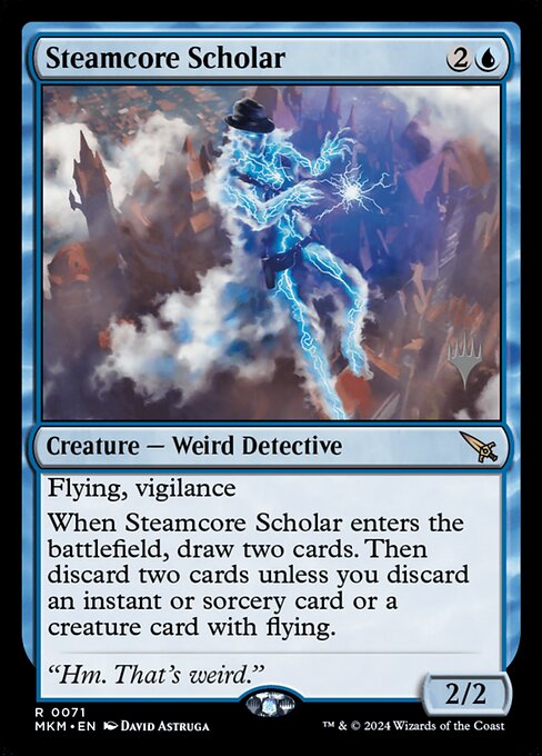 Steamcore Scholar — art by David Astruga