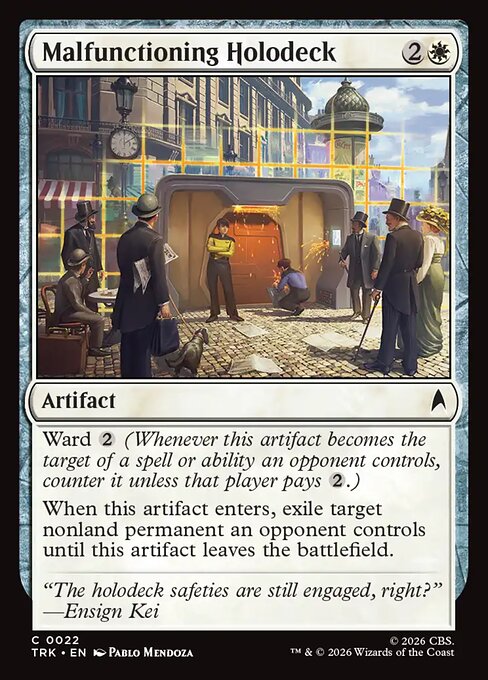 Malfunctioning Holodeck — art by Pablo Mendoza