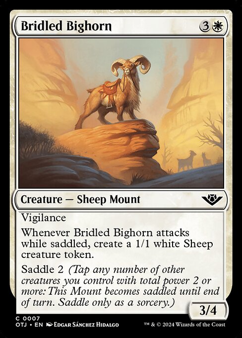 Bridled Bighorn — art by Edgar Sánchez Hidalgo