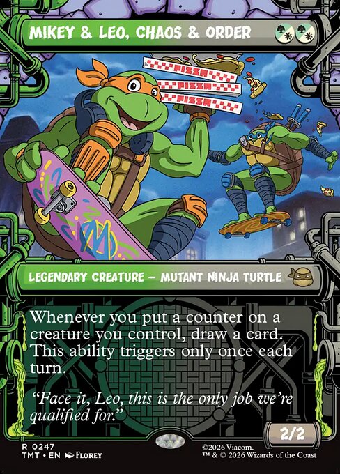 Mikey & Leo, Chaos & Order — art by Florey