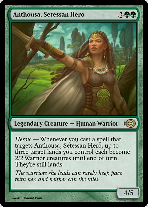 Anthousa, Setessan Hero — art by Howard Lyon