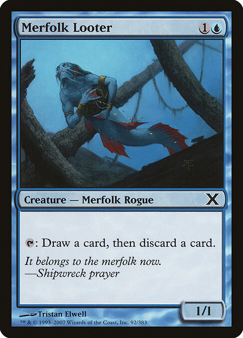 Merfolk Looter — art by Tristan Elwell