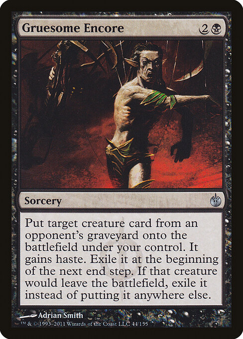 Gruesome Encore — art by Adrian Smith